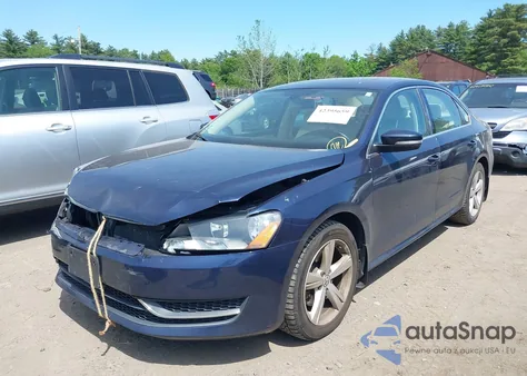 2013 Volkswagen Passat 2.5L Se from USA, damaged, VIN 1VWBP7A37DC111202